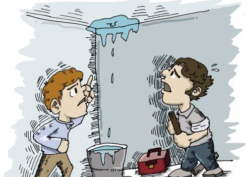 修特靈中央空調(diào)漏水-圖